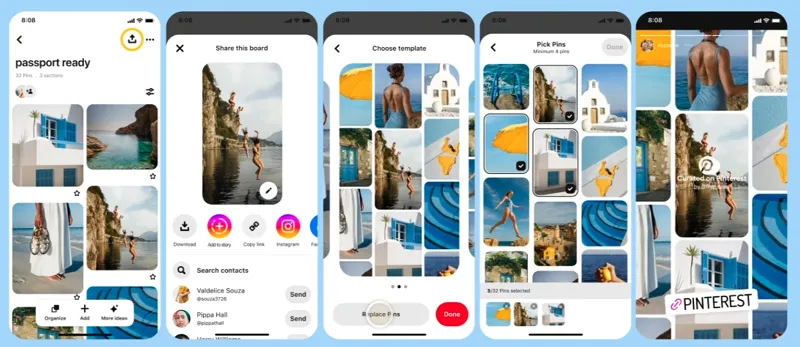 Read more about the article Pinterest Adds Options for Sharing Pin Boards To Other Apps
